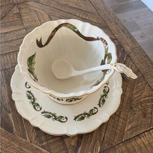 Royal Limited Holly Holiday serving dishes